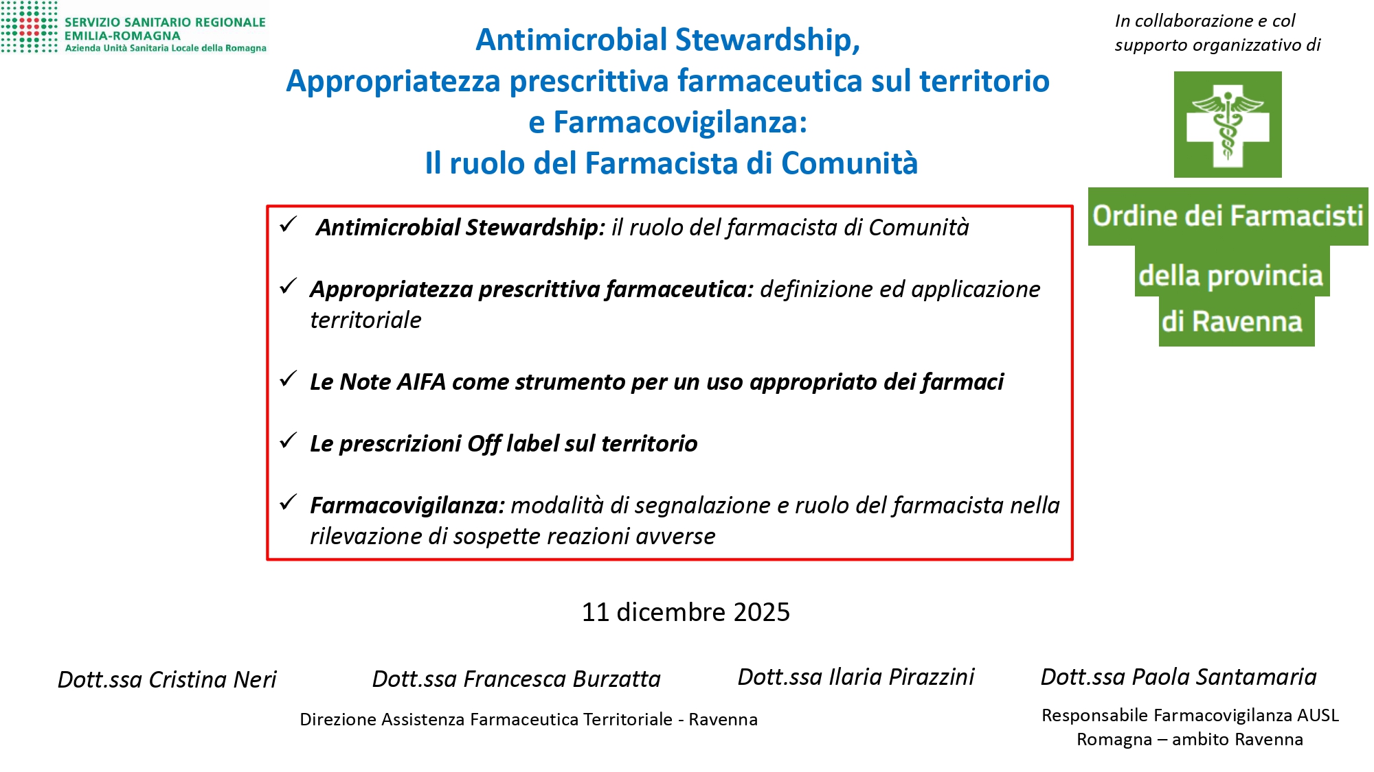 corso antibiotici ed appropriatezza 11 12 2025 1 1 page 0001
